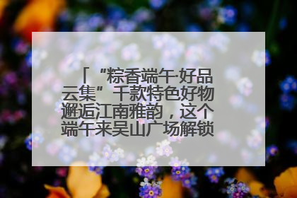 “粽香端午·好品云集”千款特色好物邂逅江南雅韵，这个端午来吴山广场解锁“浙里烟火气”