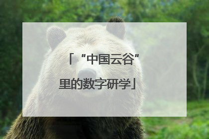 “中国云谷”里的数字研学
