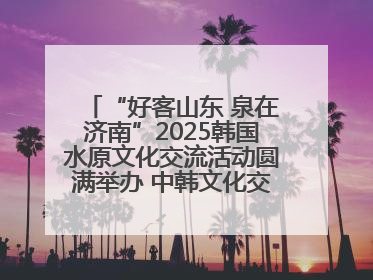 “好客山东 泉在济南”2025韩国水原文化交流活动圆满举办 中韩文化交流再添新彩