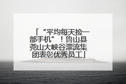 “平均每天捡一部手机”！鲁山县尧山大峡谷漂流集团表彰优秀员工