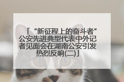 “新征程上的奋斗者”公安先进典型代表中外记者见面会在湖南公安引发热烈反响(二)