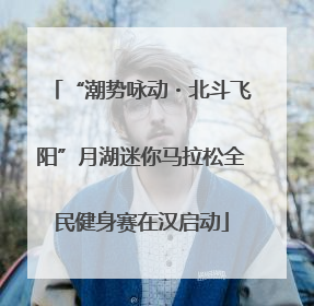 “潮势咏动・北斗飞阳”月湖迷你马拉松全民健身赛在汉启动