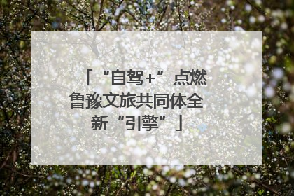 “自驾+”点燃鲁豫文旅共同体全新“引擎”
