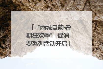 “雨城夏韵·暑期狂欢季” 促消费系列活动开启