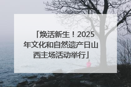 焕活新生！2025年文化和自然遗产日山西主场活动举行