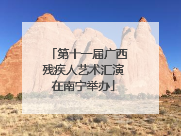 第十一届广西残疾人艺术汇演在南宁举办