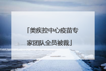 美疾控中心疫苗专家团队全员被裁
