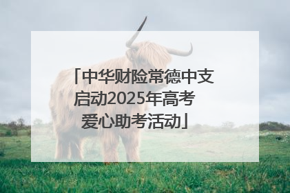 中华财险常德中支启动2025年高考爱心助考活动