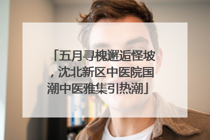 五月寻槐邂逅怪坡，沈北新区中医院国潮中医雅集引热潮