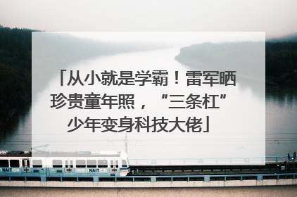 从小就是学霸！雷军晒珍贵童年照，“三条杠”少年变身科技大佬