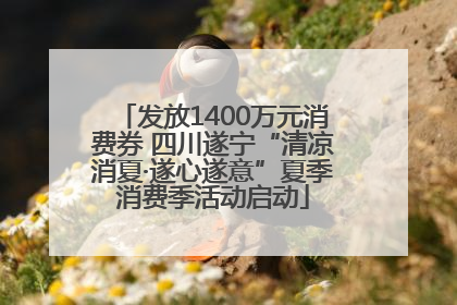 发放1400万元消费券 四川遂宁“清凉消夏·遂心遂意”夏季消费季活动启动