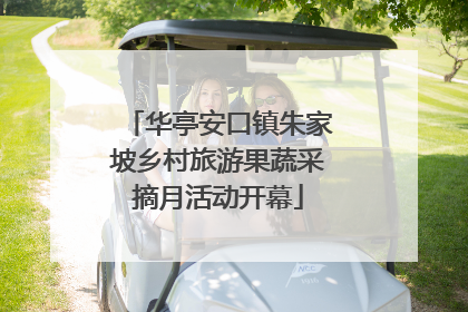 华亭安口镇朱家坡乡村旅游果蔬采摘月活动开幕