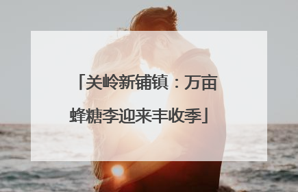 关岭新铺镇：万亩蜂糖李迎来丰收季