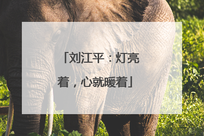 刘江平：灯亮着，心就暖着