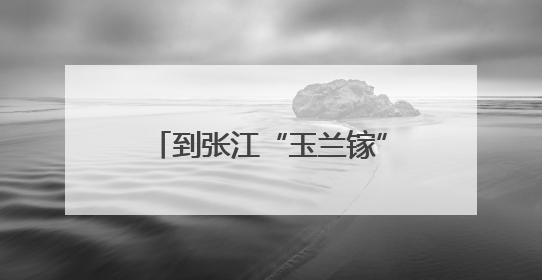 到张江“玉兰镓”喝杯“冠军咖啡”