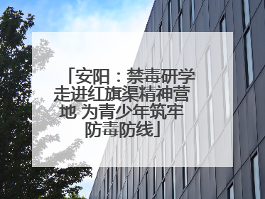 安阳：禁毒研学走进红旗渠精神营地 为青少年筑牢防毒防线