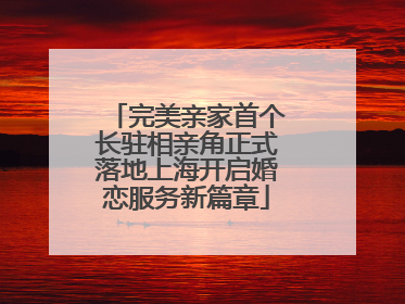 完美亲家首个长驻相亲角正式落地上海开启婚恋服务新篇章
