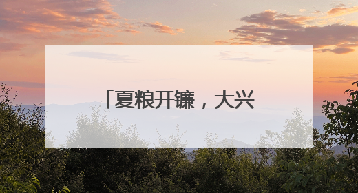 夏粮开镰，大兴长子营镇近6000亩小麦迎丰收