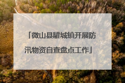 微山县驩城镇开展防汛物资自查盘点工作