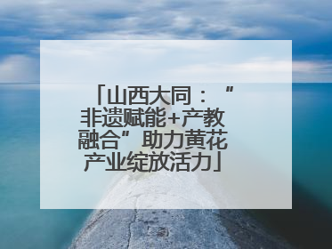 山西大同：“非遗赋能+产教融合”助力黄花产业绽放活力