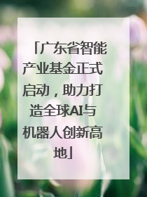 广东省智能产业基金正式启动，助力打造全球AI与机器人创新高地