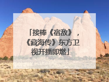 接棒《宿敌》，《藏海传》东方卫视开播即燃