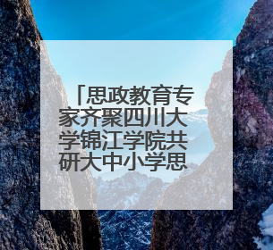 思政教育专家齐聚四川大学锦江学院共研大中小学思政教育一体化