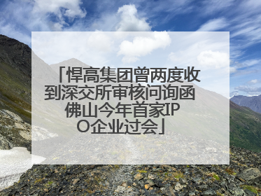 悍高集团曾两度收到深交所审核问询函 佛山今年首家IPO企业过会