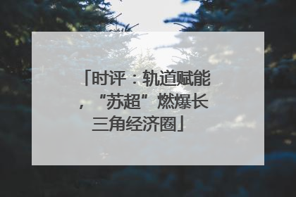时评：轨道赋能，“苏超”燃爆长三角经济圈