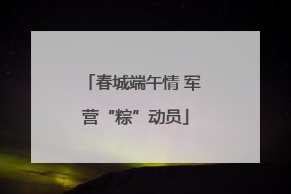 春城端午情 军营“粽”动员