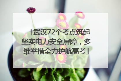 武汉72个考点筑起坚实电力安全屏障，多维举措全力护航高考