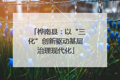 桦南县：以“三化”创新驱动基层治理现代化