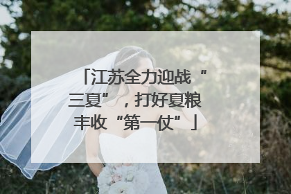 江苏全力迎战“三夏”，打好夏粮丰收“第一仗”