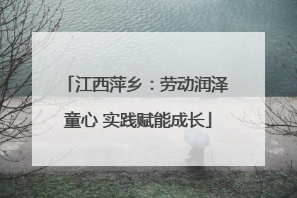 江西萍乡：劳动润泽童心 实践赋能成长