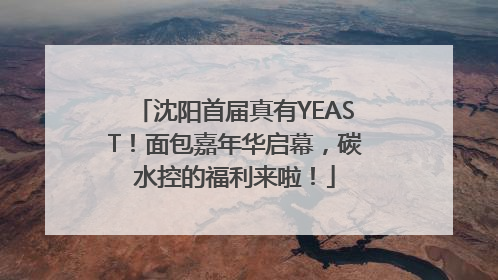 沈阳首届真有YEAST！面包嘉年华启幕，碳水控的福利来啦！