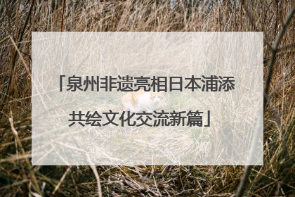 泉州非遗亮相日本浦添 共绘文化交流新篇