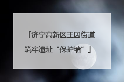 济宁高新区王因街道筑牢遗址“保护墙”