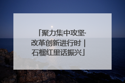 聚力集中攻坚·改革创新进行时｜石榴红里话振兴