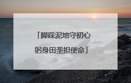 脚踩泥地守初心 躬身田垄担使命