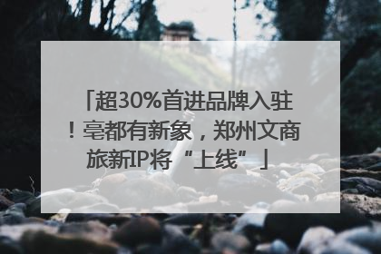 超30%首进品牌入驻！亳都有新象，郑州文商旅新IP将“上线”