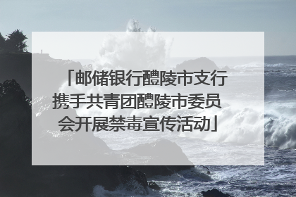 邮储银行醴陵市支行携手共青团醴陵市委员会开展禁毒宣传活动