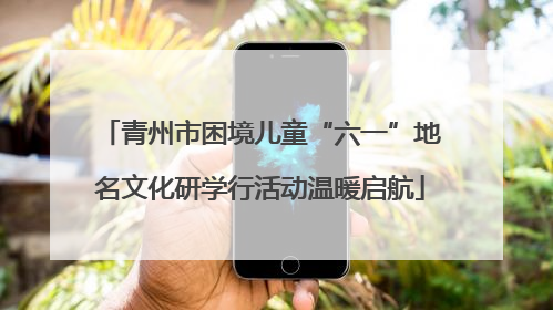 青州市困境儿童“六一”地名文化研学行活动温暖启航
