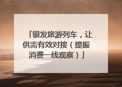 银发旅游列车，让供需有效对接（提振消费一线观察）
