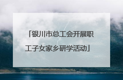 银川市总工会开展职工子女家乡研学活动