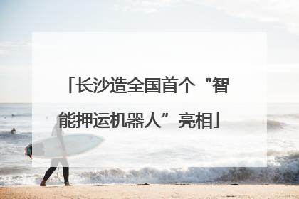 长沙造全国首个“智能押运机器人”亮相