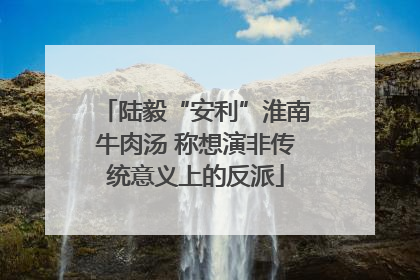 陆毅“安利”淮南牛肉汤 称想演非传统意义上的反派