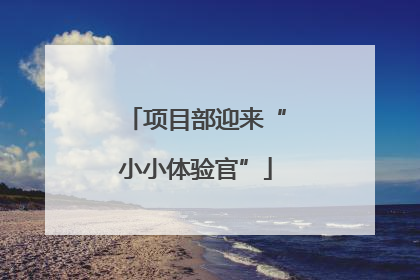 项目部迎来“小小体验官”