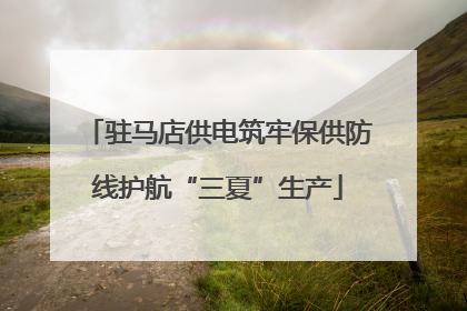 驻马店供电筑牢保供防线护航“三夏”生产