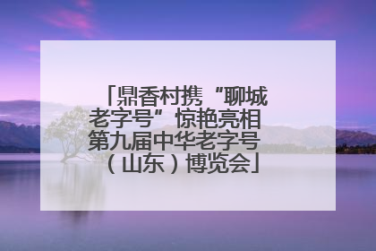 鼎香村携“聊城老字号”惊艳亮相第九届中华老字号（山东）博览会