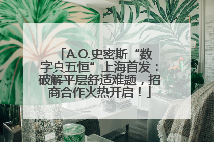 A.O.史密斯“数字真五恒”上海首发：破解平层舒适难题，招商合作火热开启！